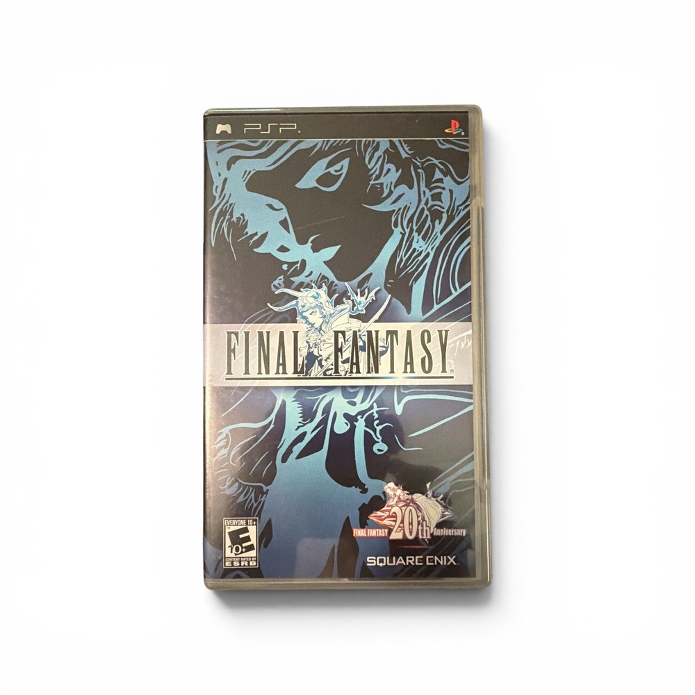 Final Fantasy 20th Anniversary Edition Sony PSP Case and Manual Only No Game